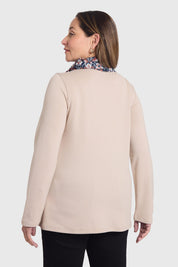 Sweater Mujer Pañuelo Arena