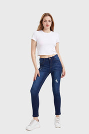 Jeans Mujer Skinny Lia Azul