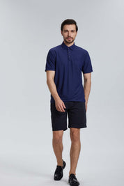 Polera Piqué Azul