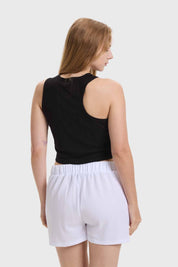 Polera Mujer Rib Negro