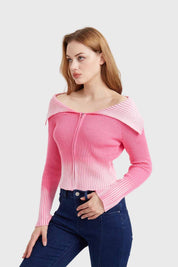 Sweater Mujer Lavado Fucsia