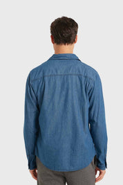 Camisa Hombre Clásica Dallas Azul