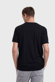 Polera Hombre Bolsillo Negro