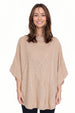 Sweater Mujer Poncho Beige