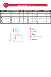 Polar Mujer Tipo Polerón Peludo Verde