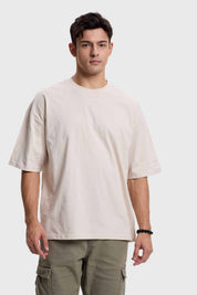 Polera Hombre Oversize Beige