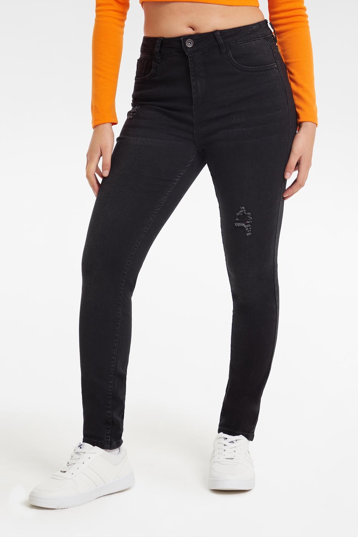 Jeans Mujer Skinny Lia Negro