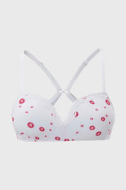 Sostén Mujer Peto Broche Blanco