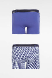 Boxer Hombre Bipack Azul
