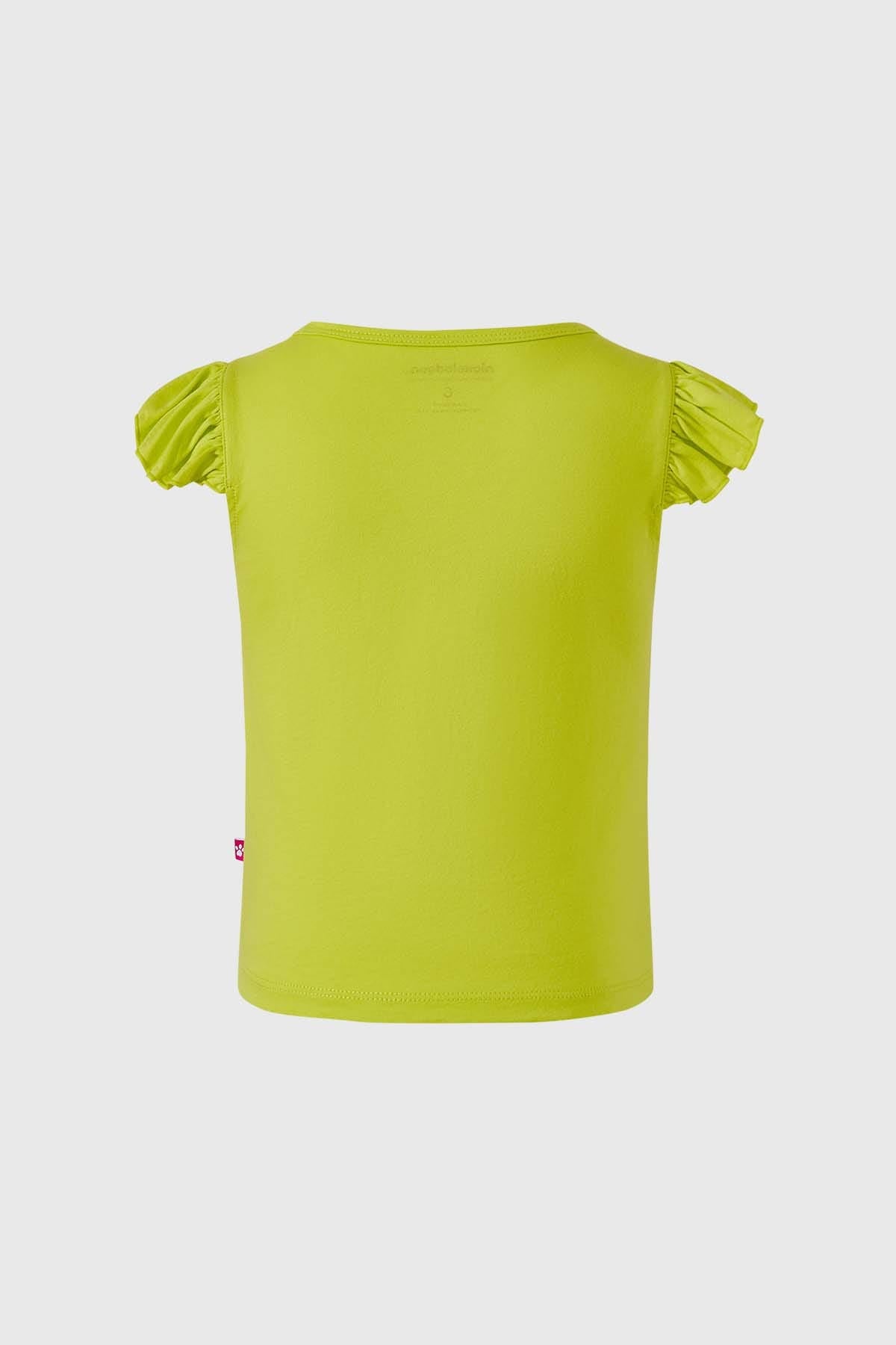 Polera verde para niña con diseño de Paw Patrol y estampado de Skye.