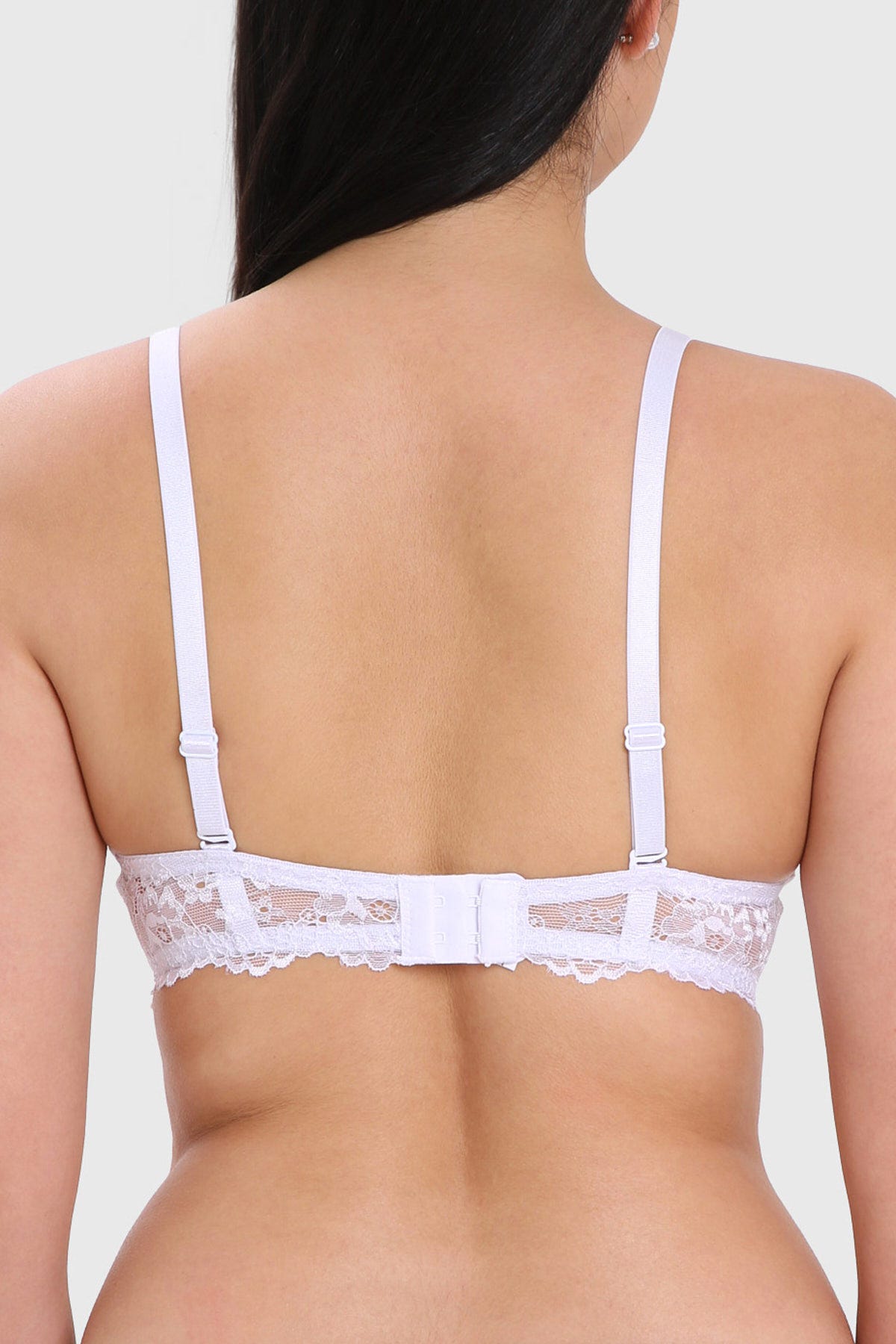 Sostén Mujer Cruce Delantero Raceback Blanco