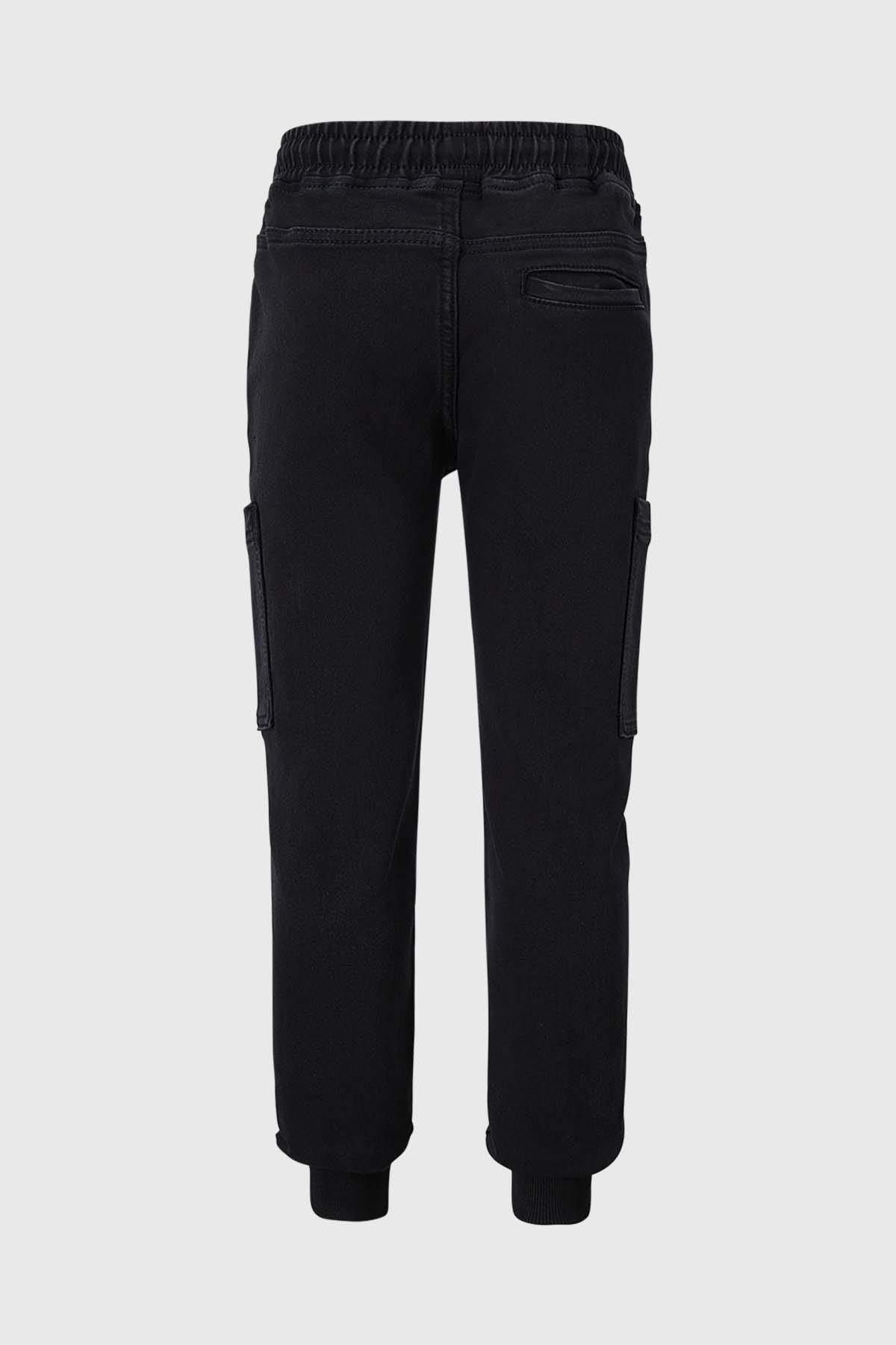 Jeans Niño Cargo Negro