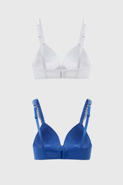 Sostén Mujer Bipack Sin Arcos Strap Encaje Azul