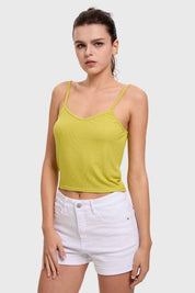Polera Mujer Pabilo Crop Verde