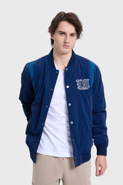 Chaqueta Hombre Bomber Azul