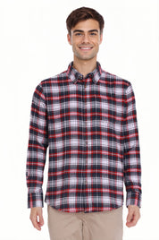 Camisa Hombre Franela Básica Ocre