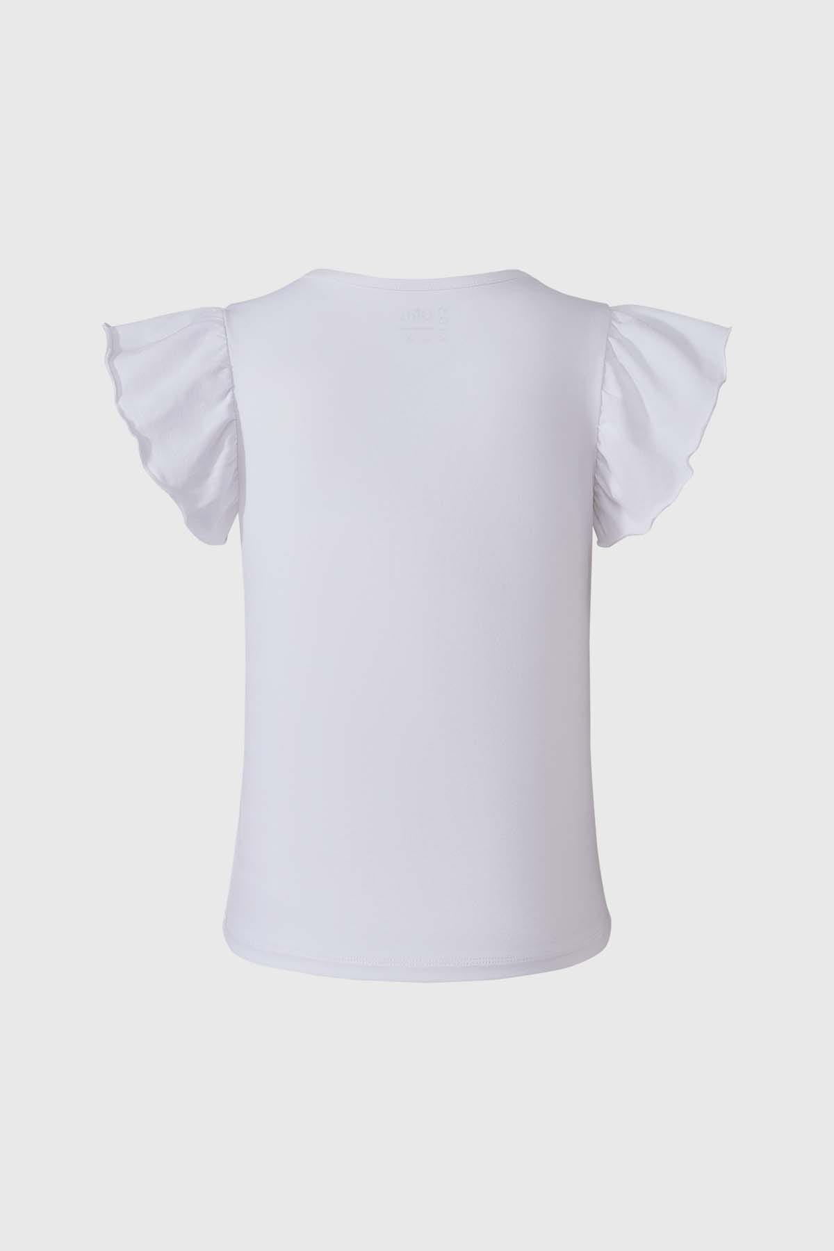 Polera Niña Vuelos Blanco