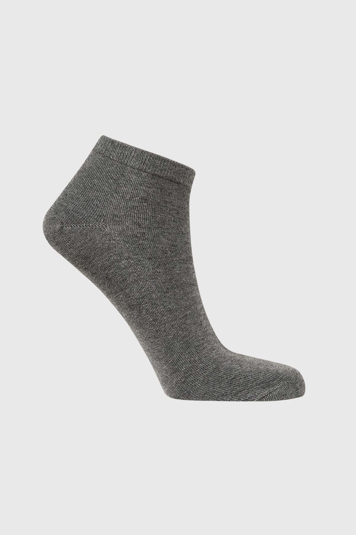 Calceta Deportiva Hombre Tripack Hombre Gris