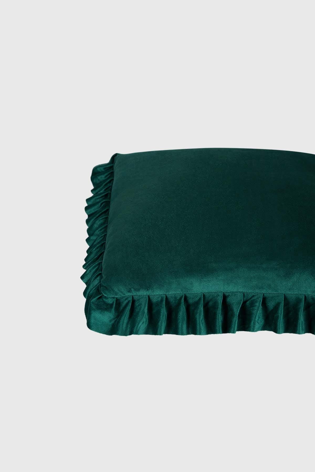 Cojín Unisex Velvet Vuelos Verde