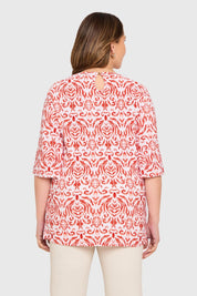 Polera Mujer Corte En Hombros Crudo