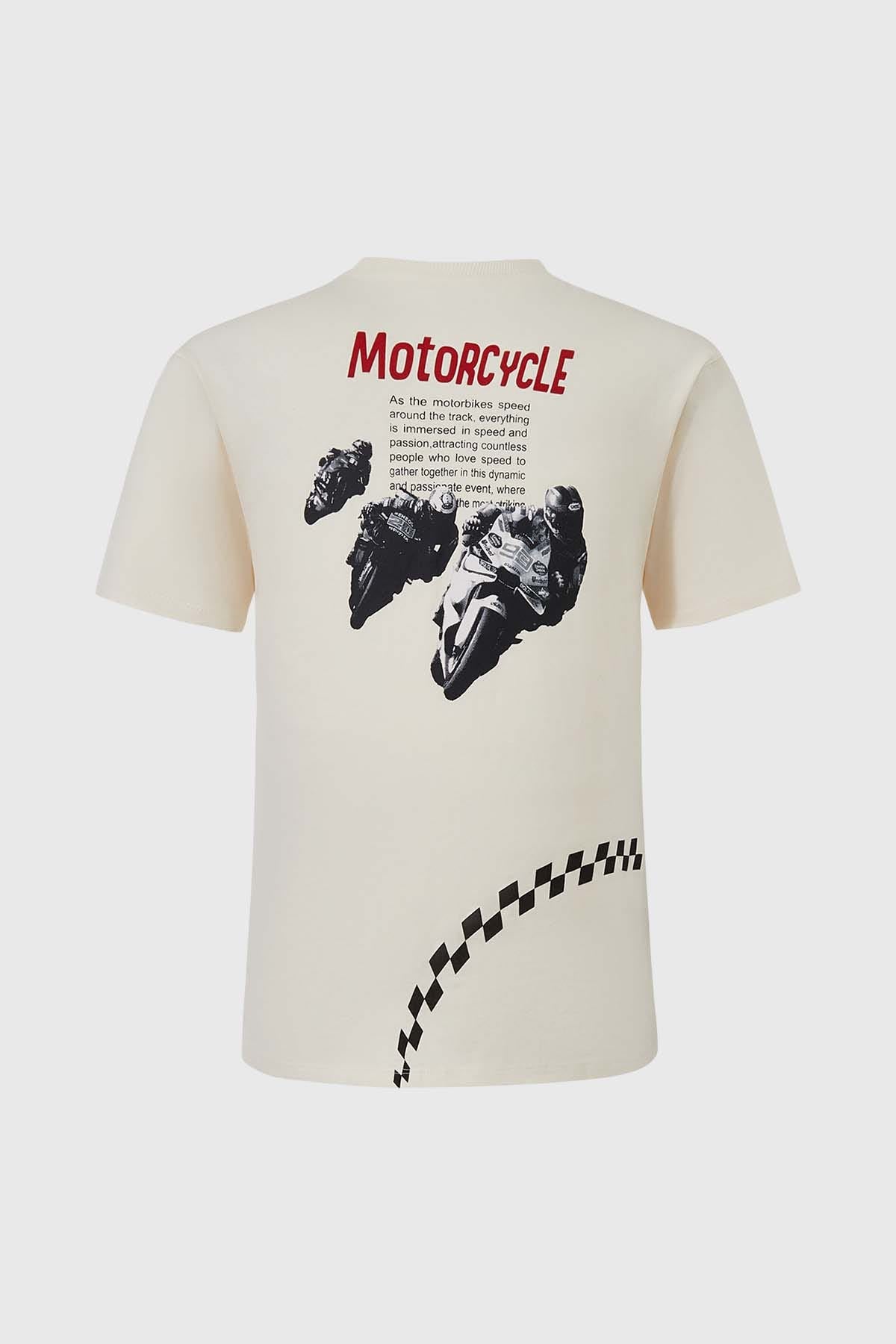 Polera Niño Print Con Crudo