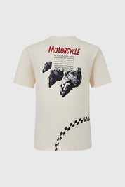 Polera Niño Print Con Crudo