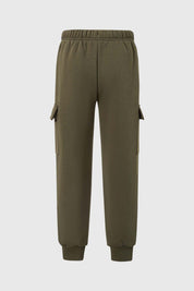 Pantalón Buzo Niño Jogger Cargo Verde
