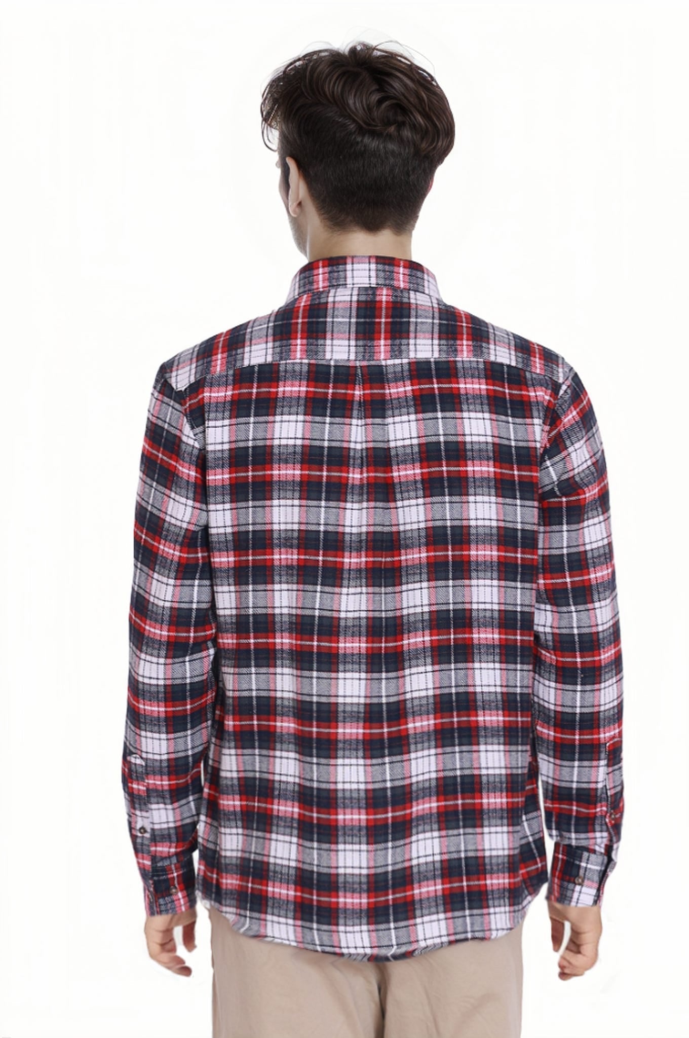 Camisa Hombre Franela Básica Ocre