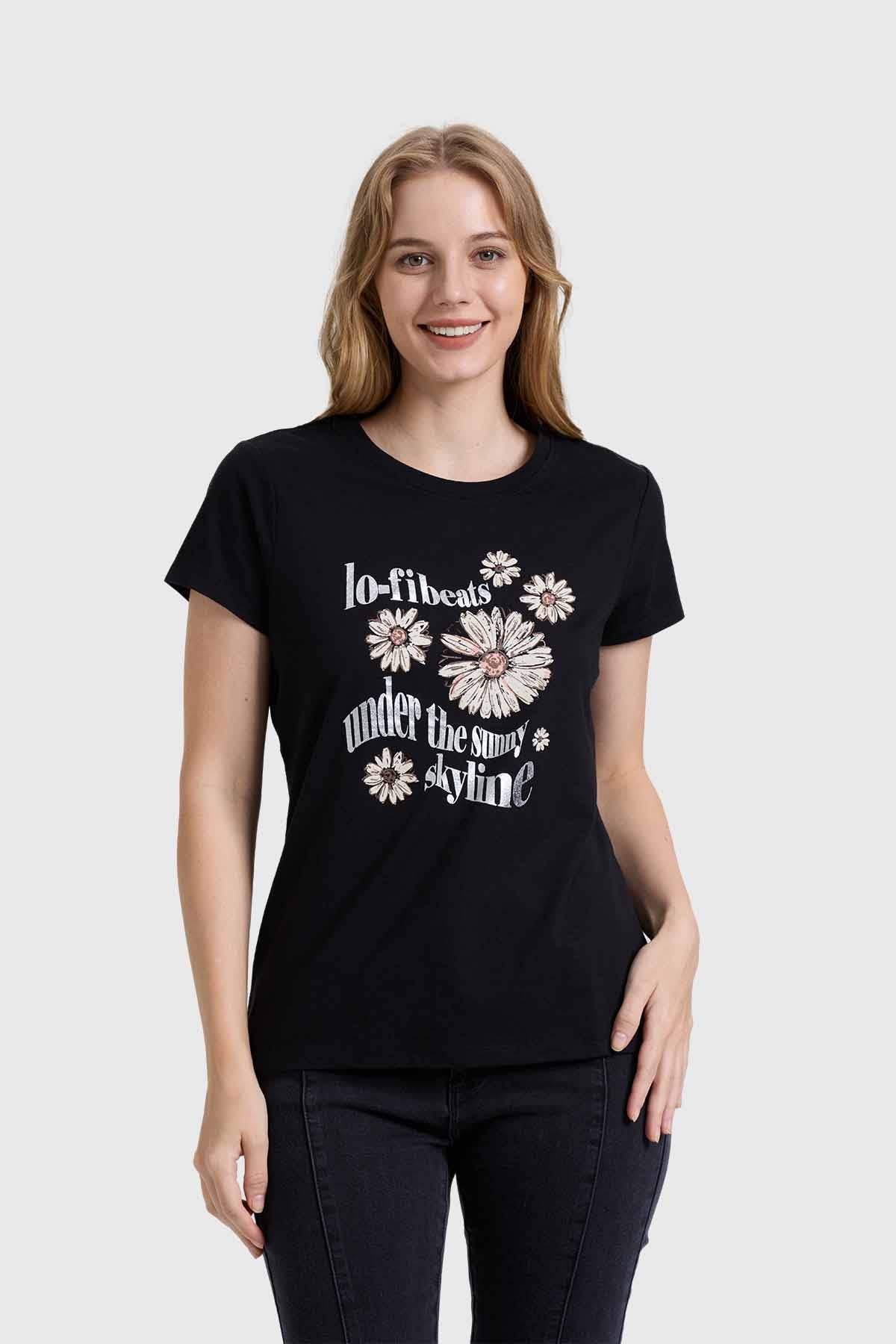 Negra Poleras De Algodon Para Estampar Playera Negra Sublimar