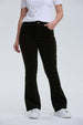Pantalón Mujer Flare Cotelé Verde