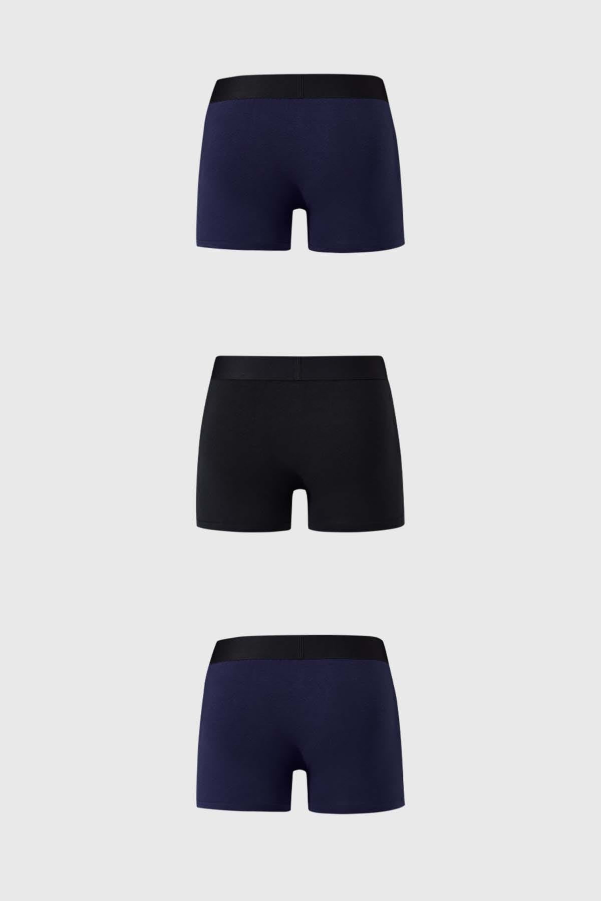 Boxer Hombre Tripack Azul