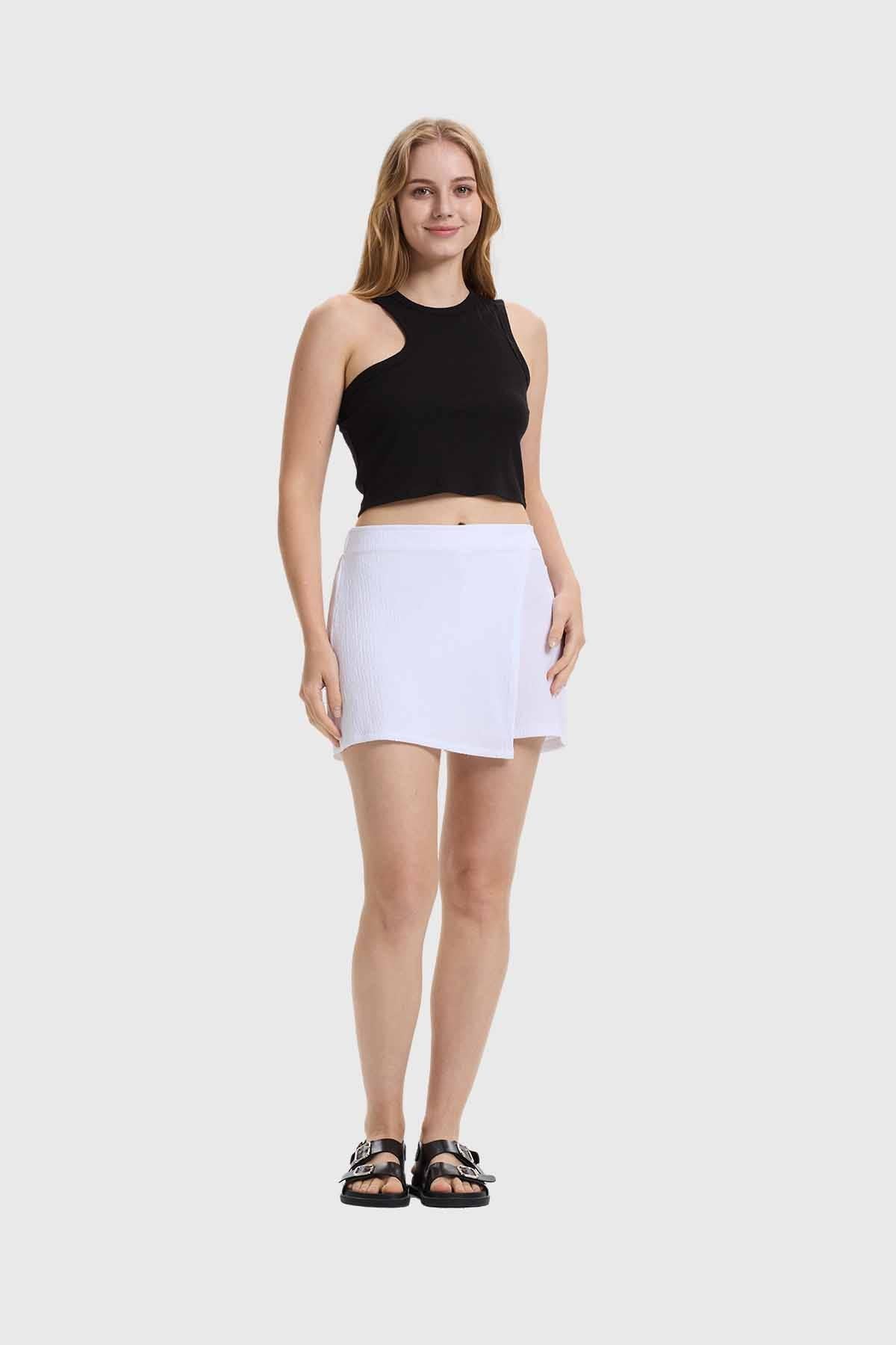 Polera Mujer Rib Negro