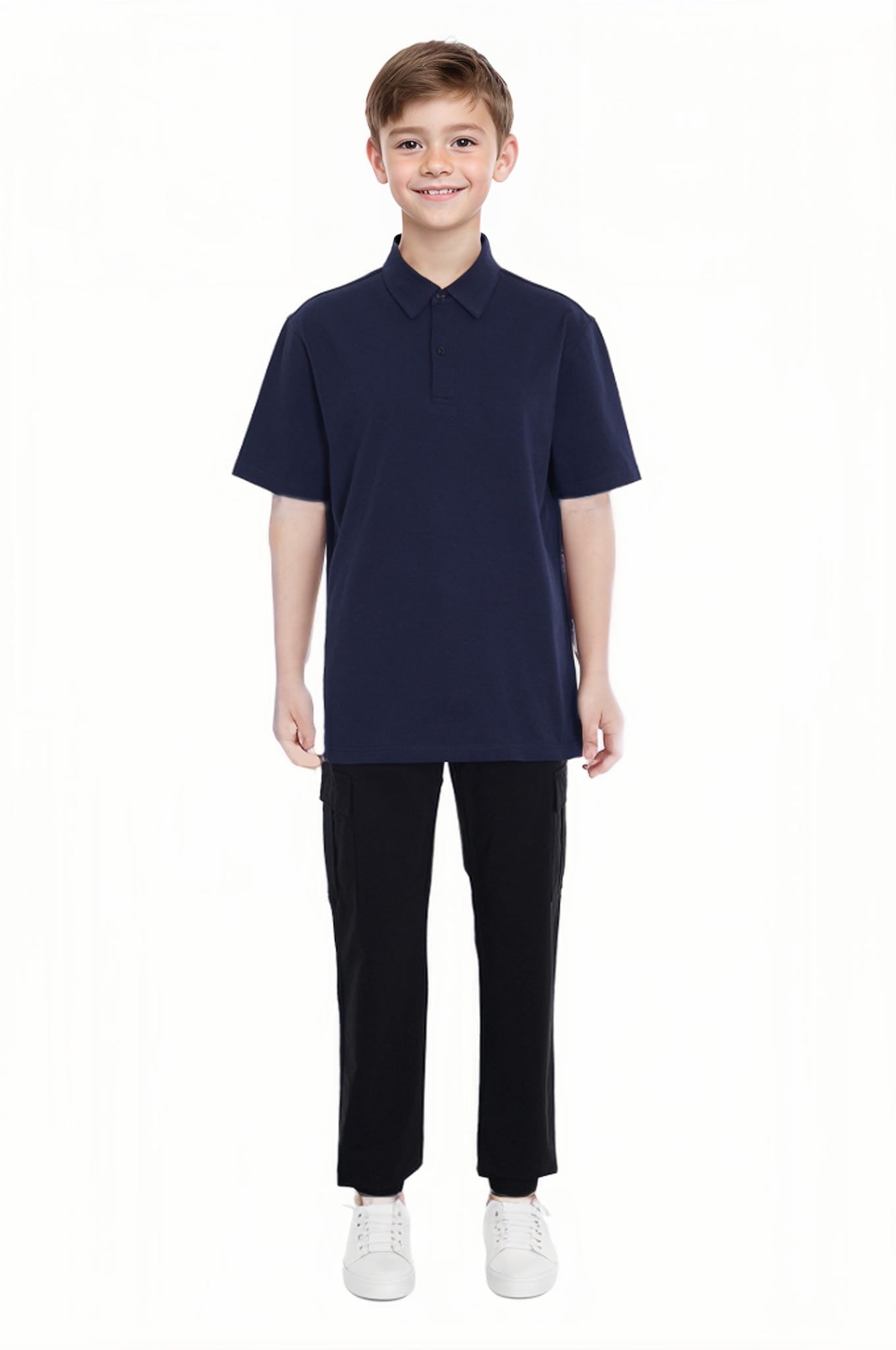 Pantalón Niño Cargo Tipo Parachute Negro