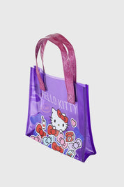 Bolsa Holográfica Hello Kitty Lila
