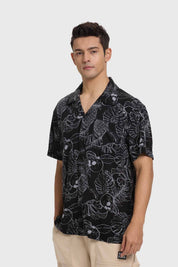 Camisa Hombre Guayabera Negro