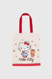 Bolsa Home Hello Kitty Flores Rojo