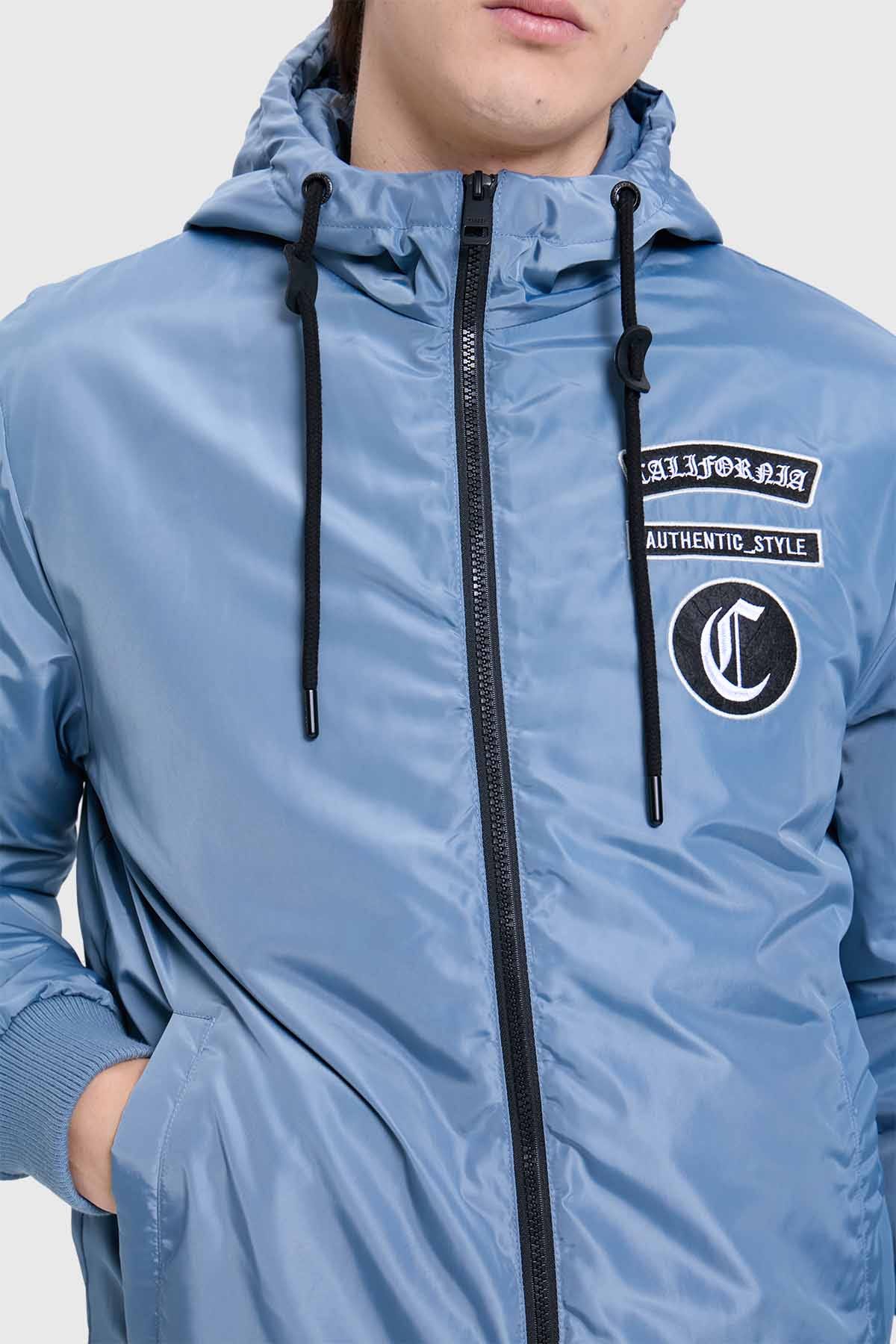 Chaqueta Hombre Hoodie Azul