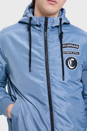 Chaqueta Hombre Hoodie Azul