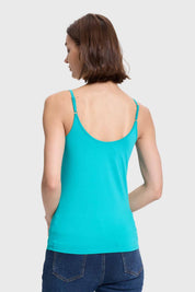 Polera Mujer Peto Pabilo Turquesa