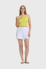 Polera Mujer Tiras Cuello Verde