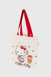 Bolsa Home Hello Kitty Flores Rojo