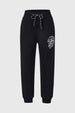 Pantalón Buzo Niño Jogger Print Negro
