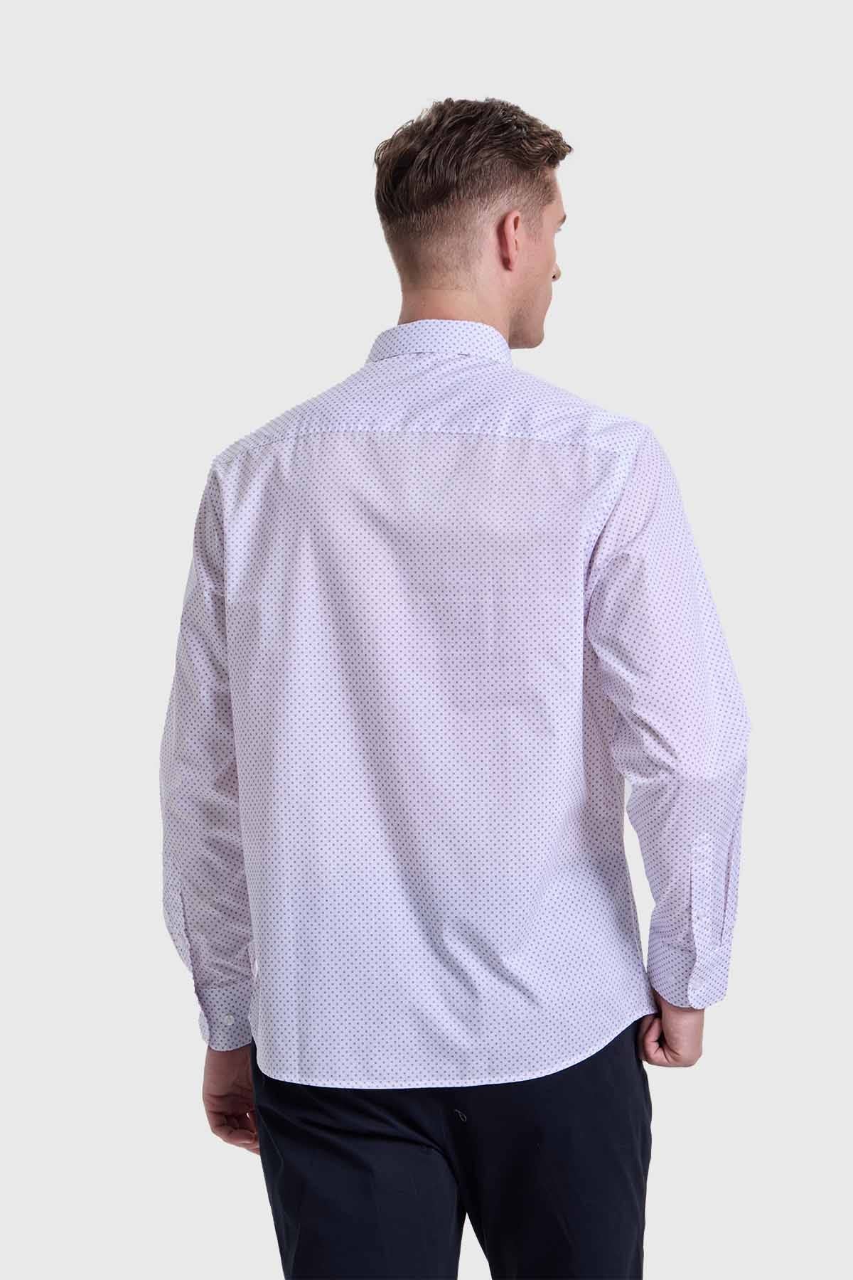 Camisa Hombre Fantasía Morado