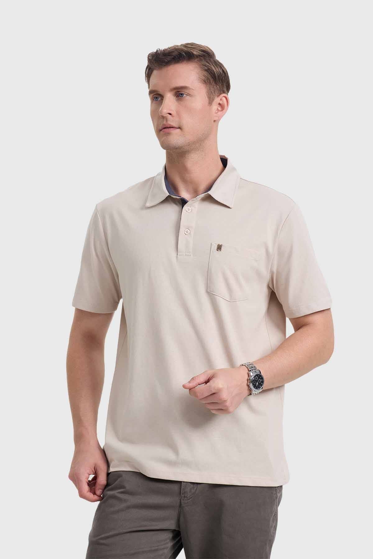 Polera Hombre Beige