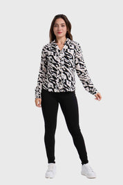 Blusa Mujer Abotonada Arena