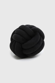 Cojín Velvet Nudo Negro