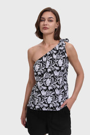 Blusa Mujer Pabilo Ancho Negro