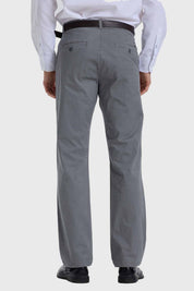 Pantalón Hombre Modelo Chino Cinturón Gris