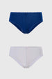 Calzón Mujer Bipack Pantaleta Culotte Azul