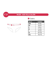Calzón Mujer Bikini Algodón Palo Rosa